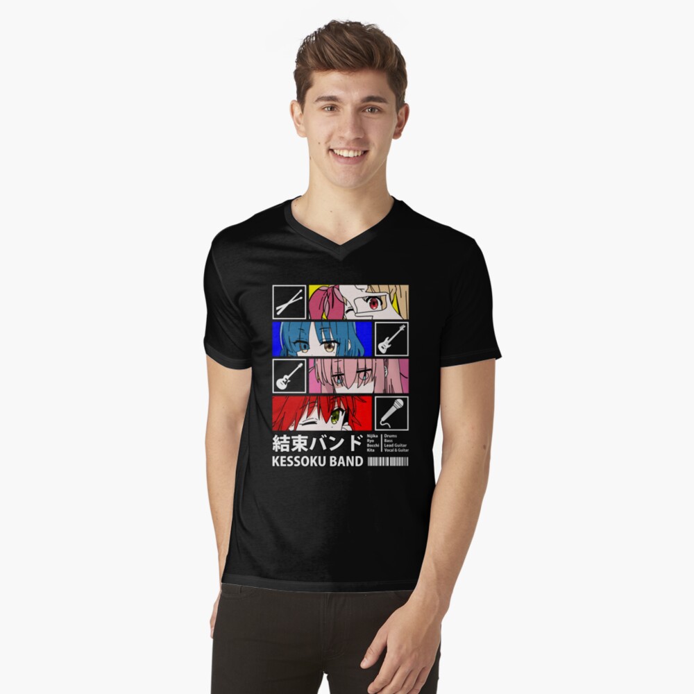 Aperçu de l'œuvre T-shirt col V créée et vendue par UDTee.