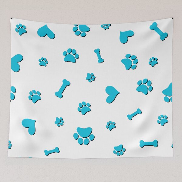 Item preview, Dog Puppy Paws & Bones - Dog Lovers Pattern designed and sold by Special-Effect.