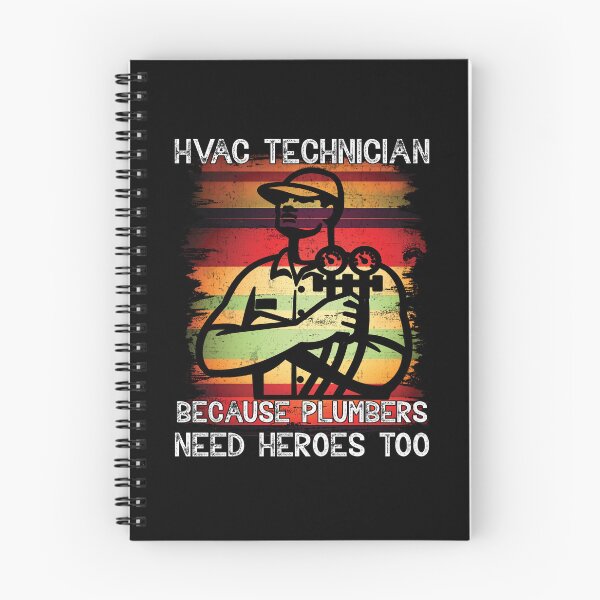 Item preview, HVAC Technician Because Plumbers Need Heroes Too Funny designed and sold by Trendy Valley .