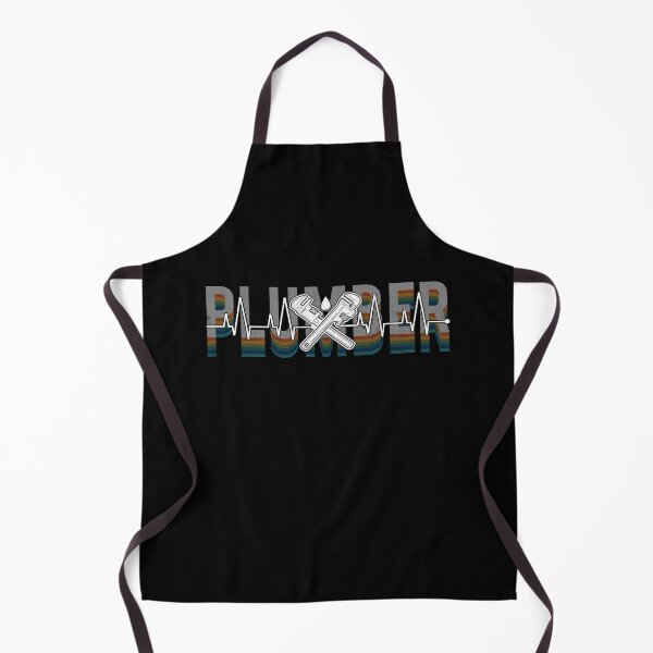 Item preview, Retro Plumber Pipefitter Heartbeat designed and sold by Trendy Valley .