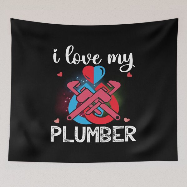 Item preview, I Love My Plumber Funny Plumber Wife designed and sold by Trendy Valley .