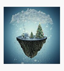 Santa's Home Photographic Print