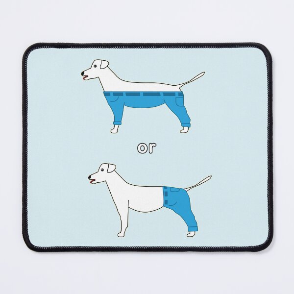 Item preview, Dog pants dilemma designed and sold by Rzera-.