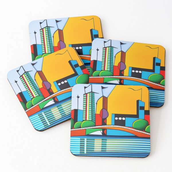 Item preview, City of Contrasts: An Abstract Frankfurt designed and sold by wwlmerch.