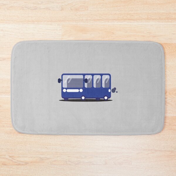 Item preview, Riding the Blue Bus: A Fun Cartoon Public Transportation Illustration designed and sold by Graciaisgrace.