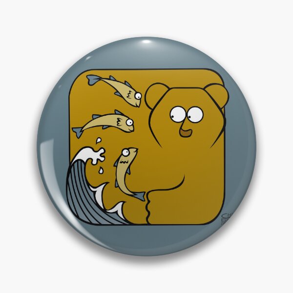Aperçu de l'œuvre L'ours pêcheur créée et vendue par Chickendada.