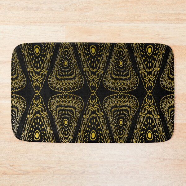 Item preview, Black and Gold Original Geometric Pattern designed and sold by mrtraz.