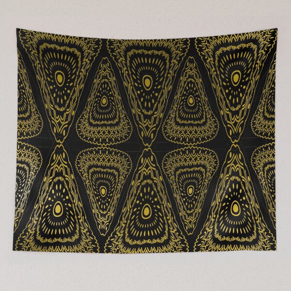 Item preview, Black and Gold Original Geometric Pattern designed and sold by mrtraz.