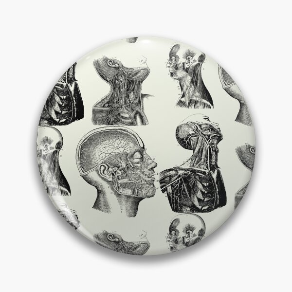 Item preview, Vintage human anatomy of the head designed and sold by Preslava Genova.