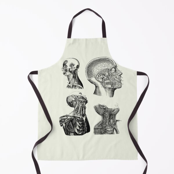 Item preview, Vintage human anatomy of the head designed and sold by Preslava Genova.
