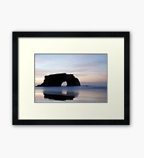 Natural Bridges State Beach Santa Cruz California Framed Print