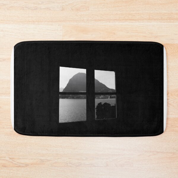 Item preview, Window View over Lake Lugano with Mountain Peak Monte Bre and Sunlight designed and sold by Mats Silvan.