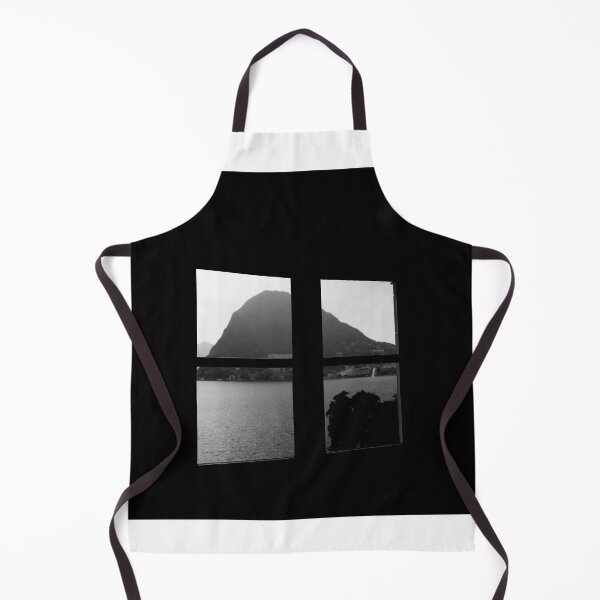 Item preview, Window View over Lake Lugano with Mountain Peak Monte Bre and Sunlight designed and sold by Mats Silvan.