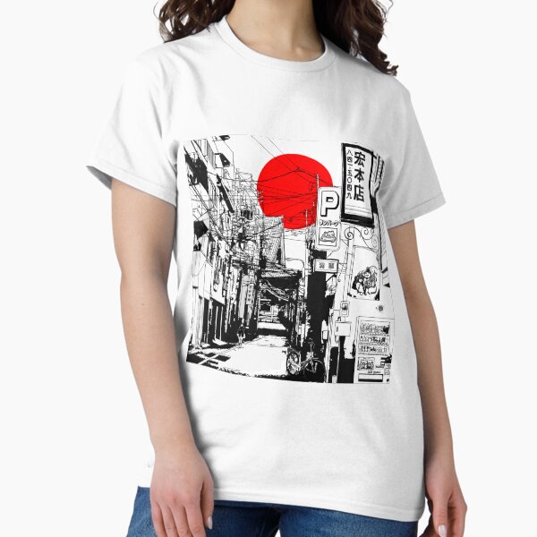 Item preview, Tokyo street sunrise designed and sold by monerty.