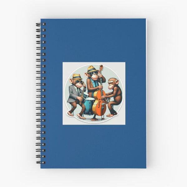Item preview, Monkeys Playing Jazz designed and sold by Bleknervin.