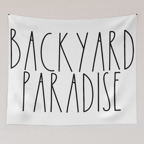 Item preview, Backyard Paradise Rae Dunn Inspired Farmhouse designed and sold by FineElephant.