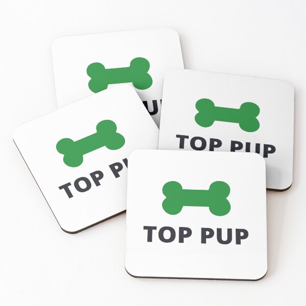 Item preview, Top Pup Puppy Play Bone Green designed and sold by stephenop92.