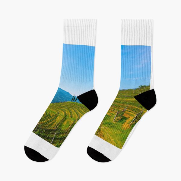 Item preview, Castle and Vineyard with Mountain View in a Sunny Summer Day designed and sold by Mats Silvan.