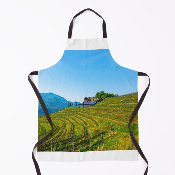 Item preview, Castle and Vineyard with Mountain View in a Sunny Summer Day designed and sold by Mats Silvan.