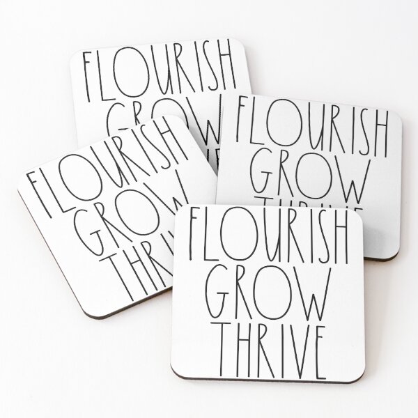 Artikelvorschau, Flourish Grow Thrive Rae Dunn Inspired Farmhouse entworfen und verkauft von FineElephant.