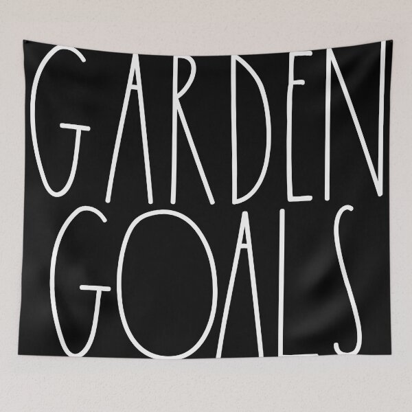 Aperçu de l'œuvre Garden Goals White Rae Dunn Inspired Farmhouse créée et vendue par FineElephant.