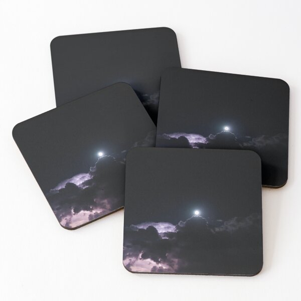 Item preview, Beautiful Lightning and Full Moon and Clouds at Night designed and sold by Mats Silvan.