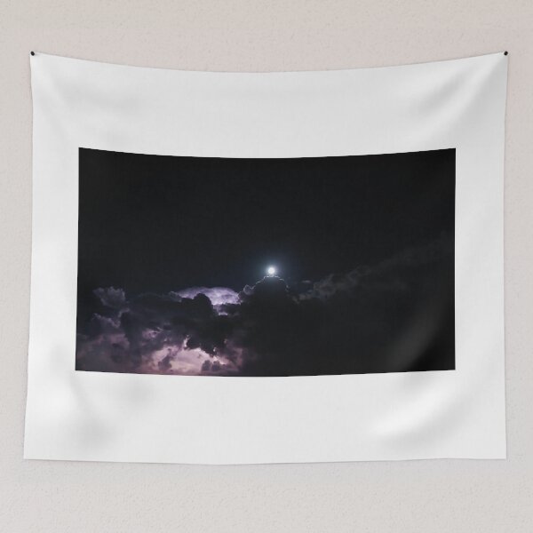 Item preview, Beautiful Lightning and Full Moon and Clouds at Night designed and sold by Mats Silvan.