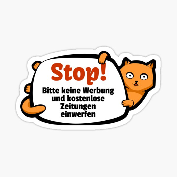 Item preview, No Junk Mail Sticker. German Language. designed and sold by yulia-rb.