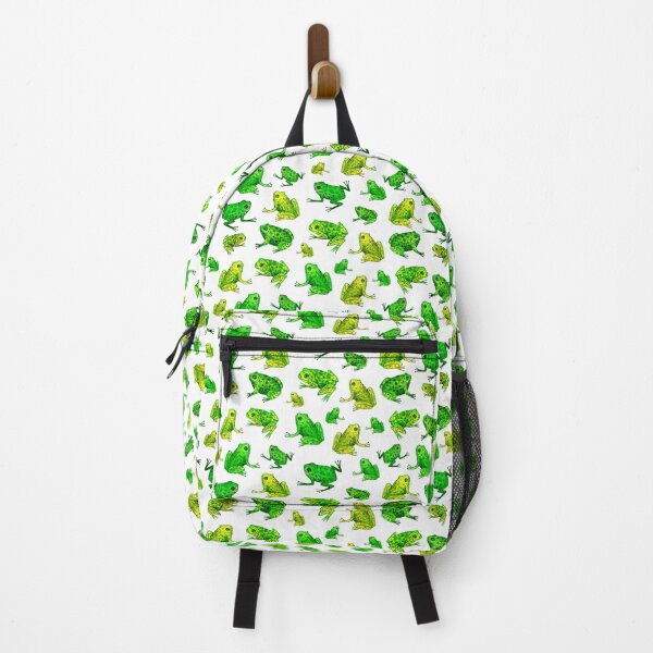 Item preview, Green frogs illustration designed and sold by INKBERRYPRINT.