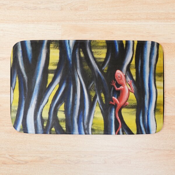 Item preview, Pink Lizard In Blue Forest designed and sold by Anders Hoberg.