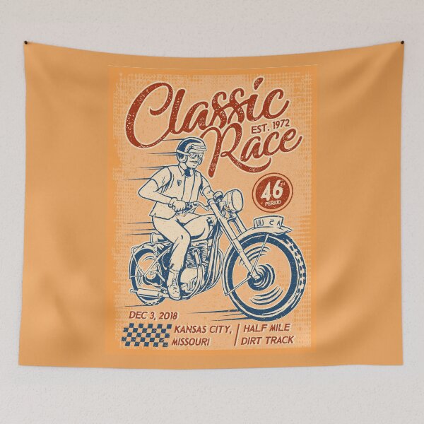 Item preview, Classic Race, Motorbike designed and sold by Groove-Emporium.