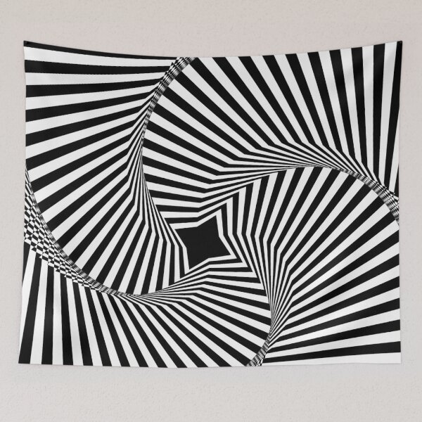 Aperçu de l'œuvre Art optique noir et blanc créée et vendue par Sirin99.