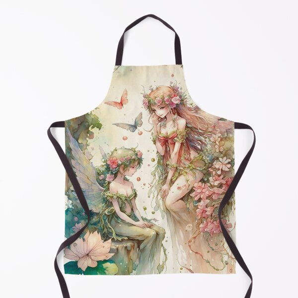 Item preview, Fairy Girls in the Flowers Watercolor designed and sold by Roy Lyons.