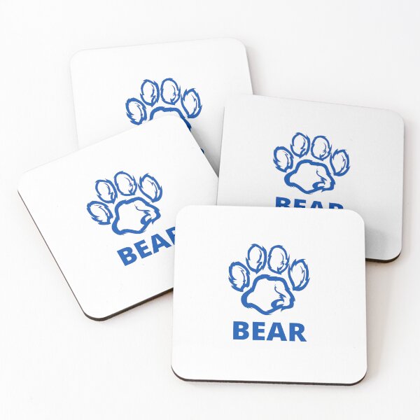 Item preview, Bear Furry Paw Blue designed and sold by stephenop92.