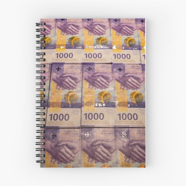 Item preview, Many 1000 Swiss Franc Banknote on Table designed and sold by Mats Silvan.