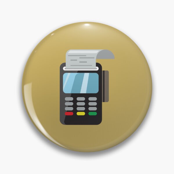 Item preview, Cartoon Payment Terminal: Convenient and Easy Transactions Illustrated designed and sold by Graciaisgrace.