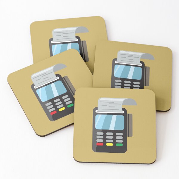 Item preview, Cartoon Payment Terminal: Convenient and Easy Transactions Illustrated designed and sold by Graciaisgrace.