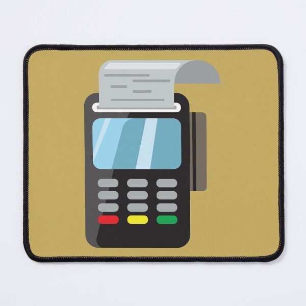 Item preview, Cartoon Payment Terminal: Convenient and Easy Transactions Illustrated designed and sold by Graciaisgrace.