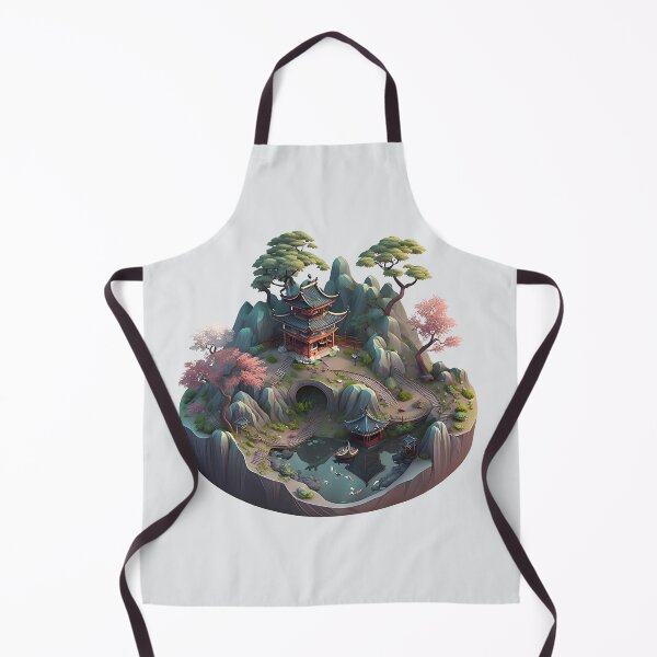 Item preview, Cute Chinese Fantasy 3D Landscape with Cave designed and sold by surfsprite.
