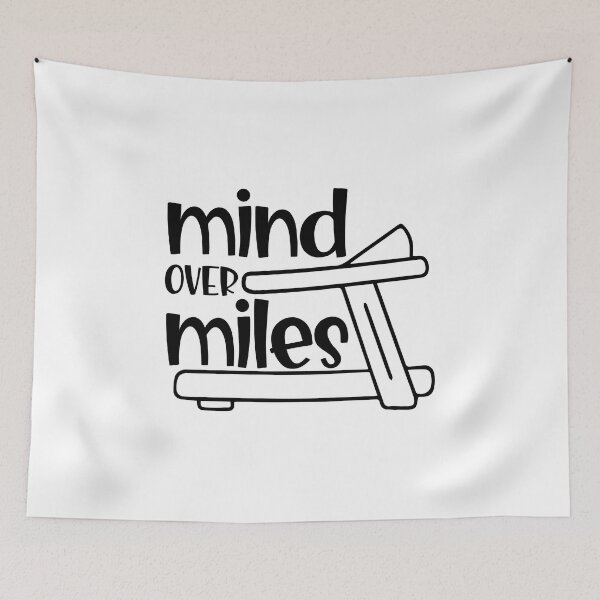 Item preview, Mind Over Miles - Running Inspiration designed and sold by RedArtsDesign.