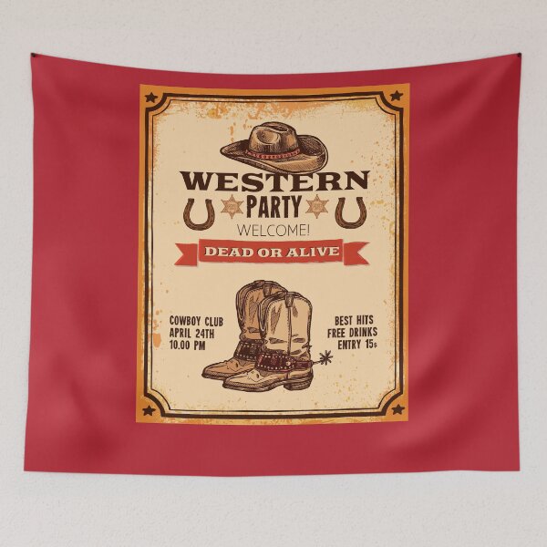 Item preview, Western Party, Dead or  Alive designed and sold by Groove-Emporium.