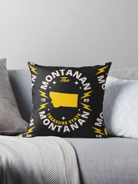 Vista previa del artículo con la obra «Montanan - Orgulloso pueblo del estado de Montana Demonym», diseñado y vendido por Ranggasme.