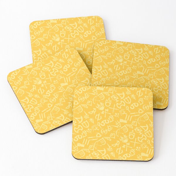 Item preview, XIV Classes and Jobs Repeating - Yellow designed and sold by Foux's Leafs.