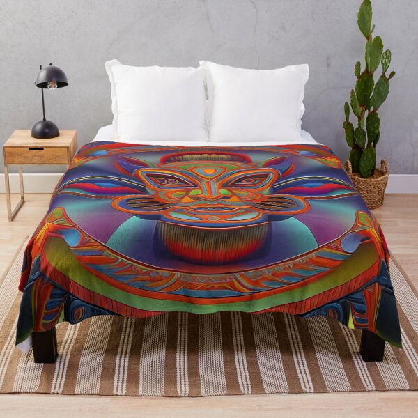 Item preview, New World Gods (33) - Mesoamerican Inspired Psychedelic Art designed and sold by TheThirdEye.
