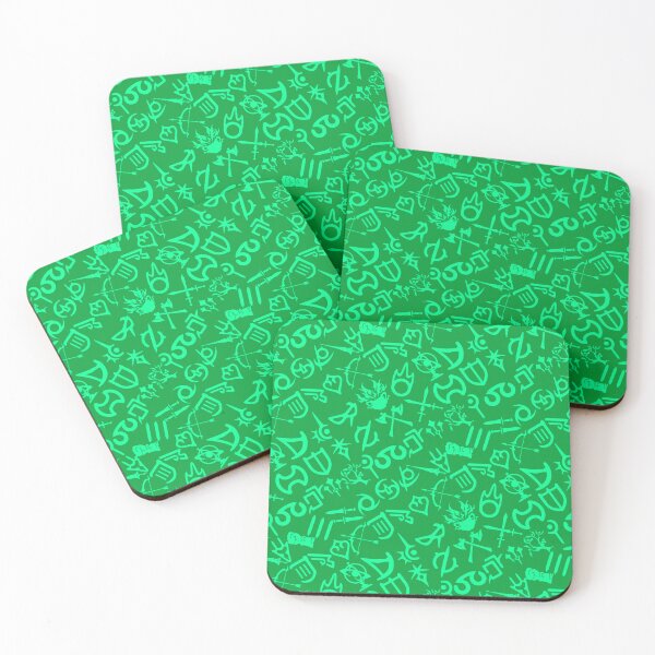 Item preview, XIV Classes and Jobs Repeating - Green designed and sold by Foux's Leafs.