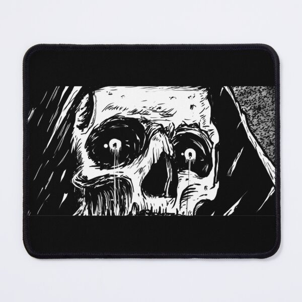 Item preview, Black and White Sad Skulls designed and sold by deathanarchy.