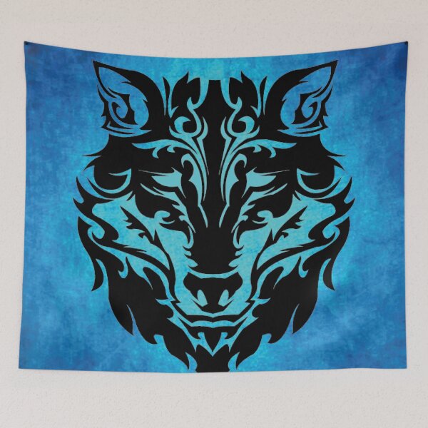 Item preview, Wolf mandala art designed and sold by Sirin99.