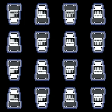 Artwork thumbnail, Camera Lens Pattern by BRU Design