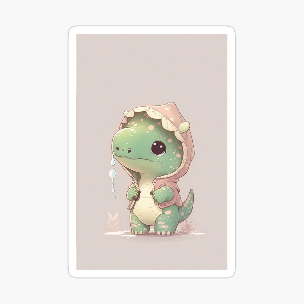 Cute Kawaii Chibi Dinosaur\