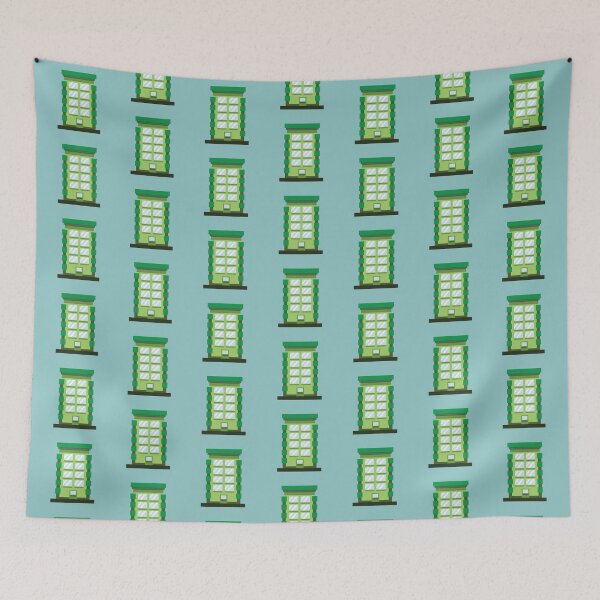 Item preview, Urban Living: Apartment Building Illustration designed and sold by Graciaisgrace.
